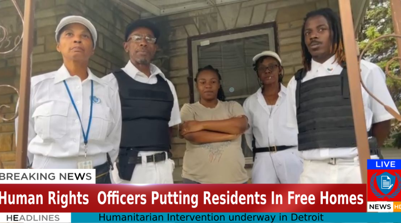 Free Homes For All In Detroit: Human Rights Ends Crisis